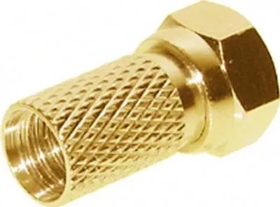 Produktbild von shiverpeaks BS85009-AG, F-Typ, F-Typ, Männlich, Gold, Gold, 6,7 mm
