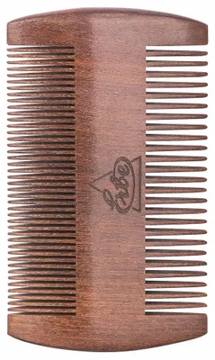 Produktbild von Erbe Bartkamm, doppelseitiger Bartkamm aus hochwertigem Sandelholz, 9,5 cm