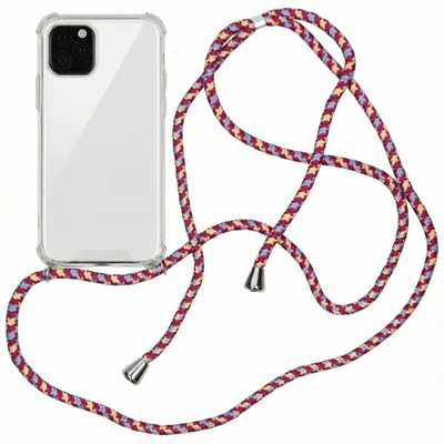 Imagen del producto de Funda trasera transparente con cordón para Apple iPhone 11 Pro - Morado
