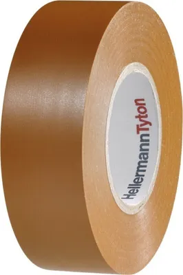 Obrázek produktu pro Izolační páska HELLERMANNTYTON, 710-00158, HelaTapeFlex15, hnědá, 19mmx20m
