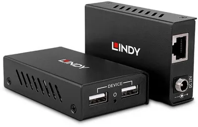 Image de LINDY 100m 2 Port USB 2.0 Cat.6 Extender