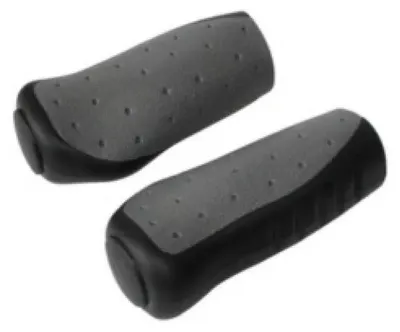 Produktbild von Griffe QT ERGO 92 / 92 mm Paar schwarz - grau