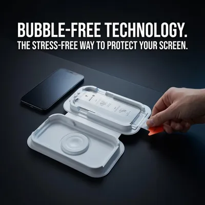 Obrázek produktu pro Evelatus, ochranné sklo pro Apple iPhone 17 Pro Max Flip, snadná instalace, balení