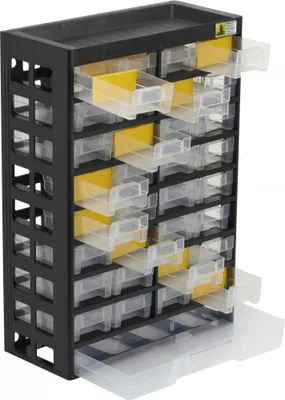 Immagine prodotto di Magazzino per minuteria Allit VarioPlus Basic 54, 33 scomparti alloggiamento in plastica, dimensioni esterne: (L)305 x (P)170 x (H)435 mm, - 1 pezzo (458120)
