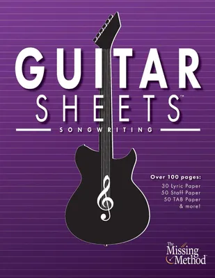 Produktbild von Guitar Sheets Songwriting Journal