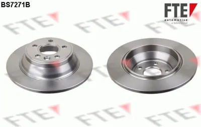 Produktbild von 2 Bremsscheiben Hinterachse voll Ø 302 mm 12 mm FTE für u.a. VOLVO V70