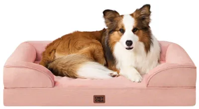 Image de Lit orthopédique pour chiens - Mousse à mémoire de forme - Lavable - Grande taille