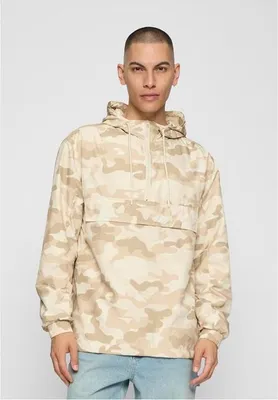 Zdjęcie produktu dla Kurtka męska Urban Classics Camo Pull Over Windbreaker Sandcamo - M