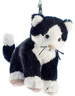 Produktbild von Schlüsselanhänger Katze "Caesar" schwarz ca. 12 cm