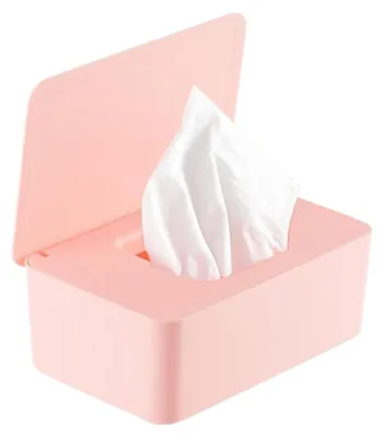 Immagine prodotto di Distributore riutilizzabile per salviette umidificate con coperchio