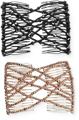 Immagine prodotto di Accessori elastici per capelli da donna - Pettine con perle - Fermaglio decorativo - Comodo e piacevole
