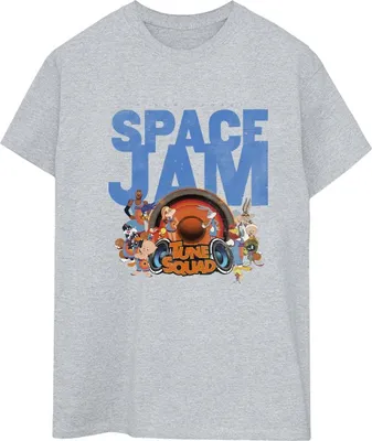 Produktbild von Space Jam: A New Legacy - "Tune Squad" T-Shirt für Damen BI51283 (L) (Grau)