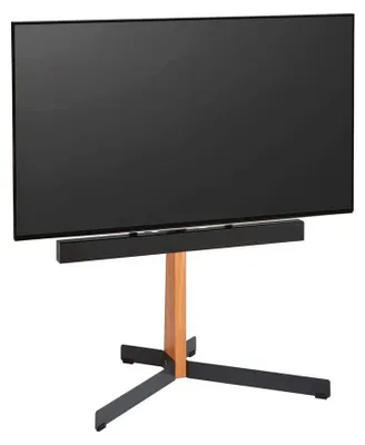 Produktbild von Vogel`s Comfort TVS 3695 - Aufstellung - für LCD TV - Stahl, Holz - Oak, Schwarz - Bildschirmgröße: 101.6-190.5 cm (40"-77")