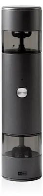 Produktbild von AdHoc Elektrische Pfeffer- und Salz- Doppelmühle i.Mill Duo, dark grey, CeraCut® Ceramic Mahlwerk, inkl. Lithium Akku, Kunststoff / Edelstahl / Acryl