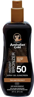 Obrázok produktu pre Austrálske zlato Instant Bronzer gél na opaľovanie v spreji SPF 50 (237 ml)