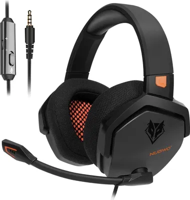 Produktbild von Gaming-Headset PS4 Xbox One Stereo-Kopfhörer mit Geräuschunterdrückung und Kabelsteuerung für PS4/Xbox One/PC