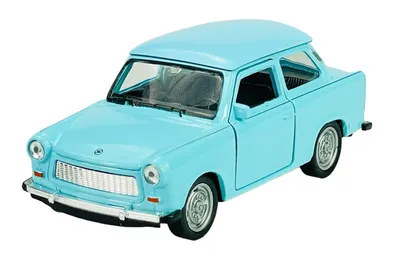 Image de Welly Trabant 601 Bleu 1:34-1:39 Maquette en métal moulé sous pression, neuve dans sa boîte 43654