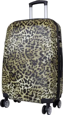 Produktbild von ABS Mittelgroßer Reisekoffer Leopard 65 cm Motivkoffer