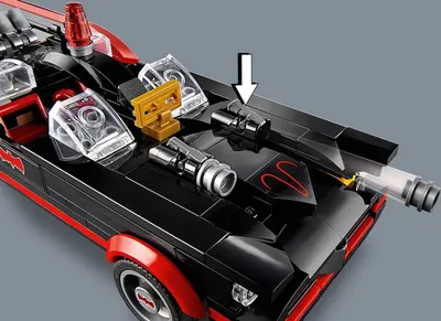 Produktbild von LEGO 76188 DC Batman Batmobile aus dem TV-Klassiker „Batman“ Spielzeugauto mit Joker Minifigur, Set für Jungen und Mädchen ab 7 Jahre