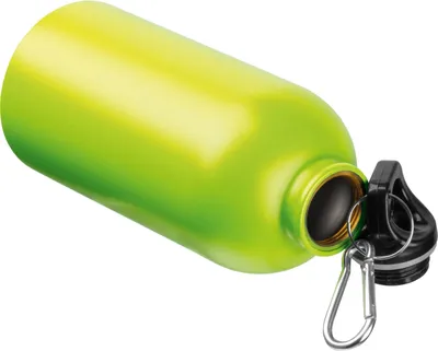 Produktbild von Edelstahl Trinkflasche / mit Karabiner / 500ml / Farbe hellgrün