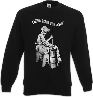 Produktbild von Urban Backwoods Churn Down For What, Sweatshirt, Farbe: Schwarz, Größe: XL