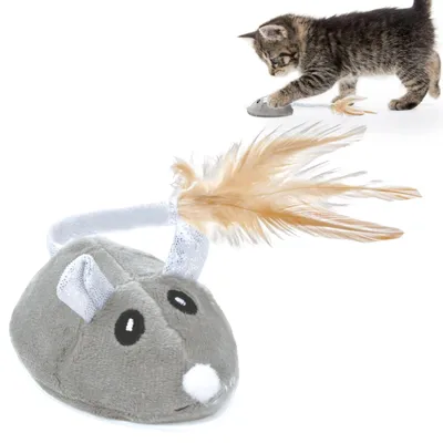 Produktbild von Vesaneae Katzenspielzeug Elektrisch Spielmaus, mit USB Kabel Wiederaufladbares,