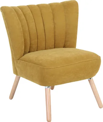 Produktbild von Max Winzer Sessel Alessandro - Velourstoff mais - Maße: 70 x 66 x 80 cm