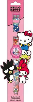 Image de Montre numérique avec motif Hello Kitty et bracelet réglable