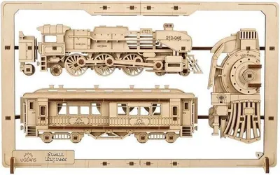 Immagine prodotto di Ugears 2,5D Puzzle meccanico in legno Steam Express