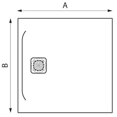 Zdjęcie produktu dla Laufen Pro - Brodzik prysznicowy 900x900 mm, biały H2109560000001