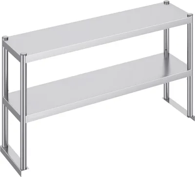 Image de Table de travail de cuisine Table de préparation commerciale - 1219x640 mm - Table robuste pour la restauration et la cuisine - Idéal pour la préparation des aliments