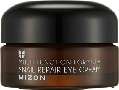 A product shot of Mizon Snail Repair Eye Cream in its packaging.