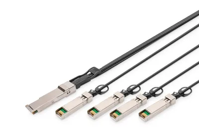 Immagine prodotto di DIGITUS 40G QSFP+ to 4XSFP+ Direct Attach Kabel 2m