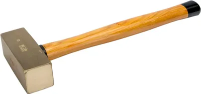 Immagine prodotto di Mazza Bahco con testa in alluminio e manico in legno, antiscintilla, 2 kg