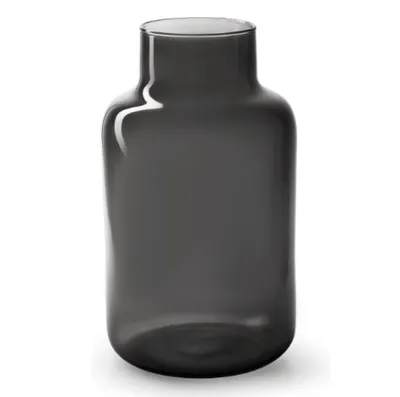 Produktbild von Bloomique - Blumenvase Gigi - Vase Glas - Smoke Schwarz - Große Vase für Blumen und Pampasgras - Höhe 35 cm - Durchmesser 13 cm