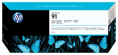 Image de hp HP cartouche d'encre 91 noir photo 775ml