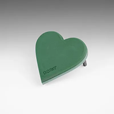 Produktbild von 2 Stück OASIS® ECObase® Herz, 29 x 30 x 4,5 cm – Frischblumen-Steckschaum