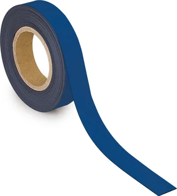 Produktbild von Kennzeichnungsband magnetisch 1cmx10m blau Packung mit 10 Stück