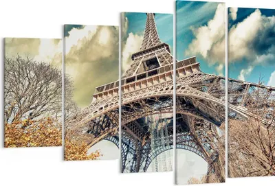 Produktbild von Bild auf Leinwand - Leinwandbild - Eiffel technik europa frankreich - 150x100cm - Wand Bild - Wanddeko - Leinwanddruck - Bilder - Kunstdruck - Leinwand bilder - Wandkunst - EG150x100-2489
