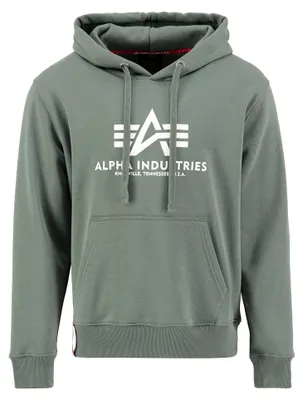 Produktbild von Alpha Industries Basic Hoody Kapuzensweat für Herren Vintage Green