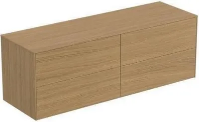 Produktbild von Schubladenfront CONCA oben links für WTU, 780x267mm Eiche hell Eiche hell