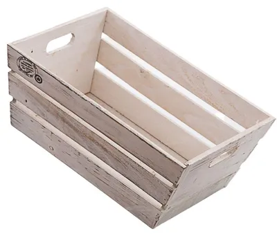 Immagine prodotto di Cassetta in legno bianca, 40X27H17 cm