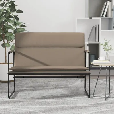 Produktbild von Möbel Sitzbank Cappuccino-Braun 100x64x80 cm Kunstleder - Gartenbänke 351371