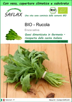 Immagine prodotto di SAFLAX Garden to go - BIO - Rucola - 3000 semi - Eruca