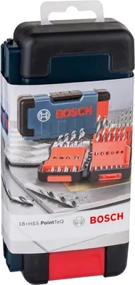 Produktbild von HSS-Spiralbohrer-Set, PointTeQ, 18-tlg., ToughBox, 1-10 mm