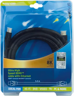 Immagine prodotto di Cavo HDMI Scanpart U.H. Speed 2.1, 5 m, nero