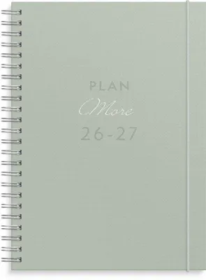 Produktbild von Kalender Plan more 26/27 A5 Wochenplaner vertikal stündliche Einteilung spiralgebunden