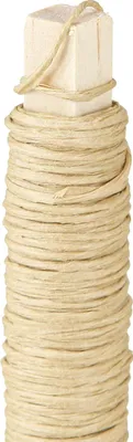 Produktbild von H & R Bastel - Papierdraht Natur hellbraun Ø 0,8 mm - 22 Meter
