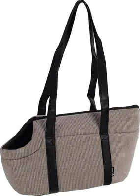 Productafbeelding van Transporttas voor honden, grijs, 46 x 23 x 25 cm - Stijlvol en comfortabel