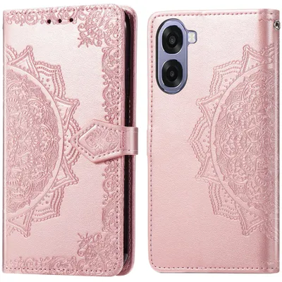 Image de Étui Mandala d'imoshion pour Oppo A6x (4G/5G) - Or rose